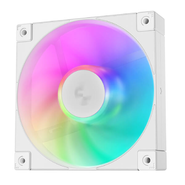 Deepcool FD12 ARGB 120mm 3 in 1 White Cabinet Fan